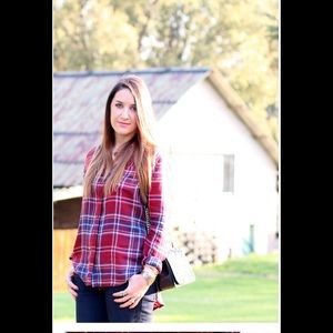 Lucky Brand Bungalow Flannel Size Medium